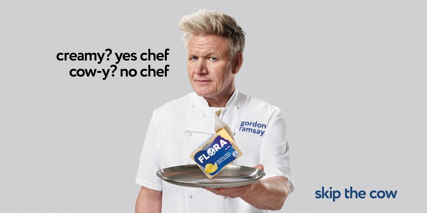 gordon ramsay flora campaign